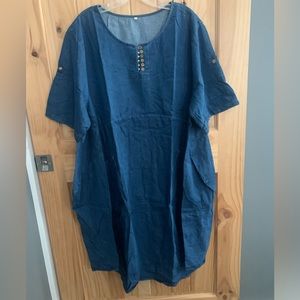 Denim dress. Size 2XL